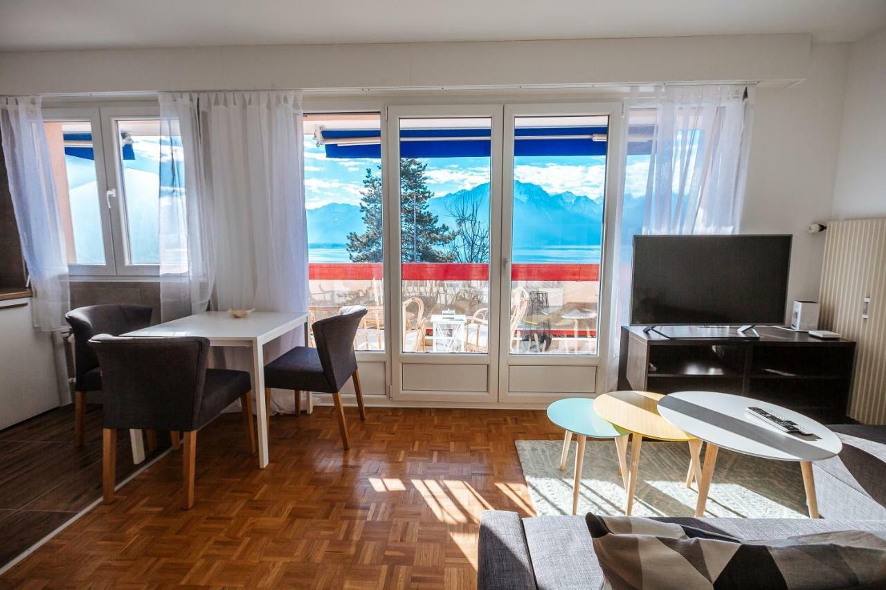 Terrace With Lake & Mountain View Montreux Eksteriør bilde